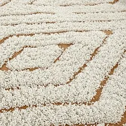 Ryamattor - Holwell Natural Cotton Shaggy (offwhite/brun)
