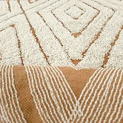 Ryamattor - Holwell Natural Cotton Shaggy (offwhite/brun)