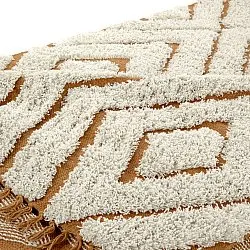 Ryamattor - Holwell Natural Cotton Shaggy (offwhite/brun)