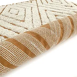 Ryamattor - Holwell Natural Cotton Shaggy (offwhite/brun)