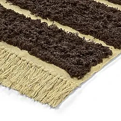 Ryamattor - Ikara Natural Cotton Shaggy (brun)