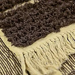 Ryamattor - Ikara Natural Cotton Shaggy (brun)