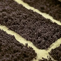 Ryamattor - Ikara Natural Cotton Shaggy (brun)