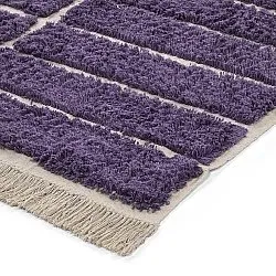 Ryamattor - Ikara Natural Cotton Shaggy (lila)