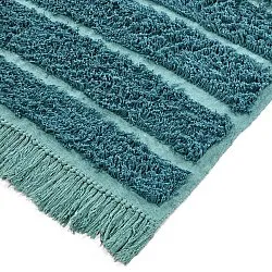 Ryamattor - Ikara Natural Cotton Shaggy (turkos)