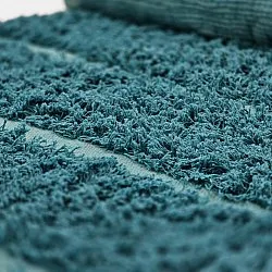 Ryamattor - Ikara Natural Cotton Shaggy (turkos)