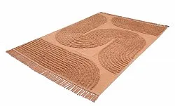 Ryamattor - Jovie Natural Cotton Shaggy (terracotta)
