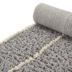 Ryamattor - Kairi Natural Cotton Shaggy (grå/beige)