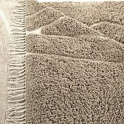 Ryamattor - Kindon Natural Cotton Shaggy (beige/vit)