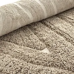 Ryamattor - Kindon Natural Cotton Shaggy (beige/vit)