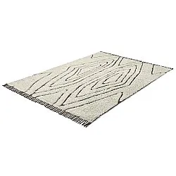 Ryamattor - Kindon Natural Cotton Shaggy (offwhite/brun)