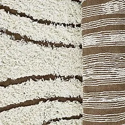 Ryamattor - Kindon Natural Cotton Shaggy (offwhite/brun)