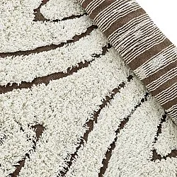 Ryamattor - Kindon Natural Cotton Shaggy (offwhite/brun)
