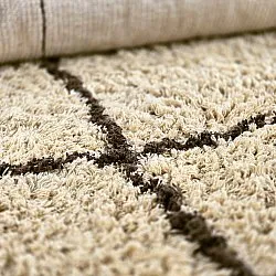 Ryamattor - Lana Natural Cotton Shaggy (beige/brun)