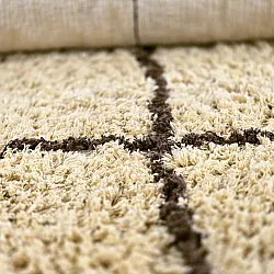 Ryamattor - Lana Natural Cotton Shaggy (beige/brun)