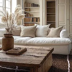 Ryamattor - Lana Natural Cotton Shaggy (brun)