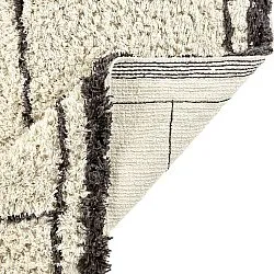 Ryamattor - Lana Natural Cotton Shaggy (creme/mörkgrå)