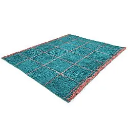 Ryamattor - Lana Natural Cotton Shaggy (turkos/rosa)