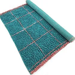 Ryamattor - Lana Natural Cotton Shaggy (turkos/rosa)