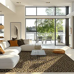 Wiltonmatta - Leopard (brun)