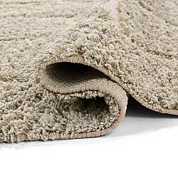 Ryamattor - Lindley Natural Cotton Shaggy (beige/rosa)