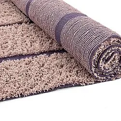 Ryamattor - Lindley Natural Cotton Shaggy (rosa/lila)