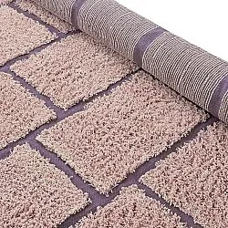 Ryamattor - Lindley Natural Cotton Shaggy (rosa/lila)