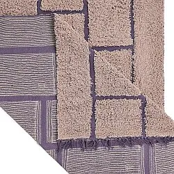Ryamattor - Lindley Natural Cotton Shaggy (rosa/lila)