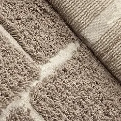 Ryamattor - Lindley Natural Cotton Shaggy (taupe/grå)