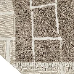 Ryamattor - Lindley Natural Cotton Shaggy (taupe/grå)
