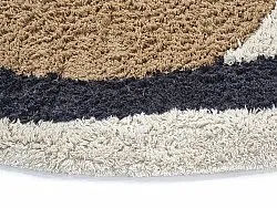 Rund matta - Mantona Natural Cotton Shaggy (multi)