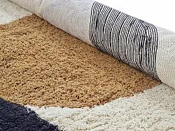 Rund matta - Mantona Natural Cotton Shaggy (multi)