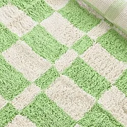 Ryamattor - Maranello Natural Cotton Shaggy (grön)