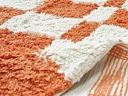 Ryamattor - Maranello Natural Cotton Shaggy (orange)