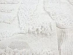 Rund matta - Margo Natural Cotton Shaggy (offwhite)