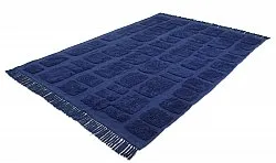 Ryamattor - Salem Natural Cotton Shaggy (mörkblå)