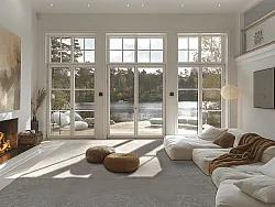 Wiltonmatta - Santi (beige/vit)