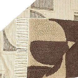 Ryamattor - Siberia Natural Cotton Shaggy (beige/brun)