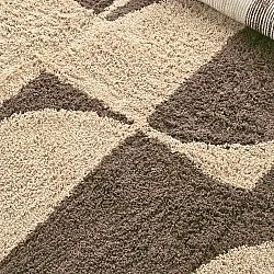 Ryamattor - Siberia Natural Cotton Shaggy (beige/brun)