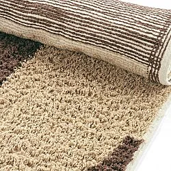 Ryamattor - Siberia Natural Cotton Shaggy (beige/brun)