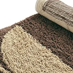 Ryamattor - Siberia Natural Cotton Shaggy (beige/brun)