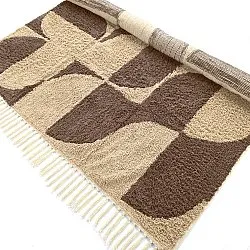 Ryamattor - Siberia Natural Cotton Shaggy (beige/brun)