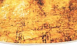 Rund matta - Tremes (guld)