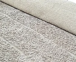 Rund matta - Willow Natural Cotton Shaggy (greige)