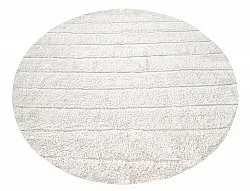 Rund matta - Willow Natural Cotton Shaggy (offwhite)