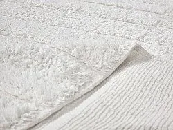 Rund matta - Willow Natural Cotton Shaggy (offwhite)