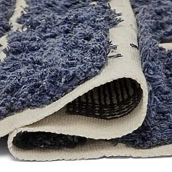 Ryamattor - Zola Natural Cotton Shaggy (blå)