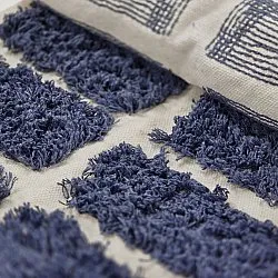 Ryamattor - Zola Natural Cotton Shaggy (blå)