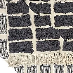 Ryamattor - Zola Natural Cotton Shaggy (mörkgrå)