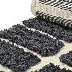 Ryamattor - Zola Natural Cotton Shaggy (mörkgrå)